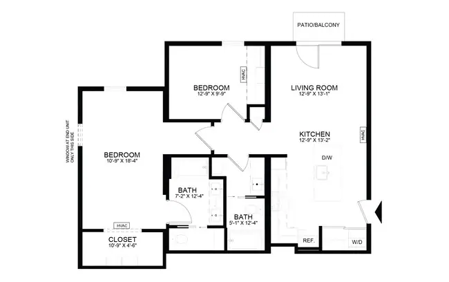 Unit 2110 2304 floor plan